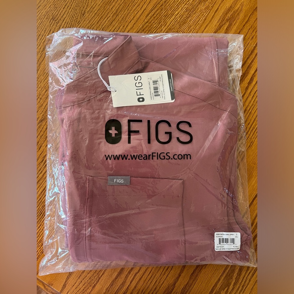 Figs small mauve jumpsuit